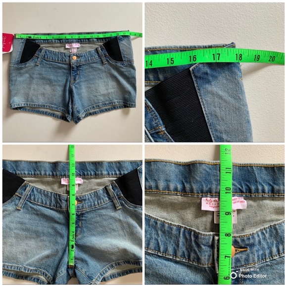 Maternity Summer Bundle | Lot of Maternity Tank Tops (2) + Maternity Shorts S/6 - Picture 11 of 15